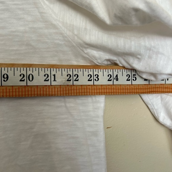 Chico’s White 3/4 Sleeve Cotton lightweight Blouse top size XL - Picture 5 of 8